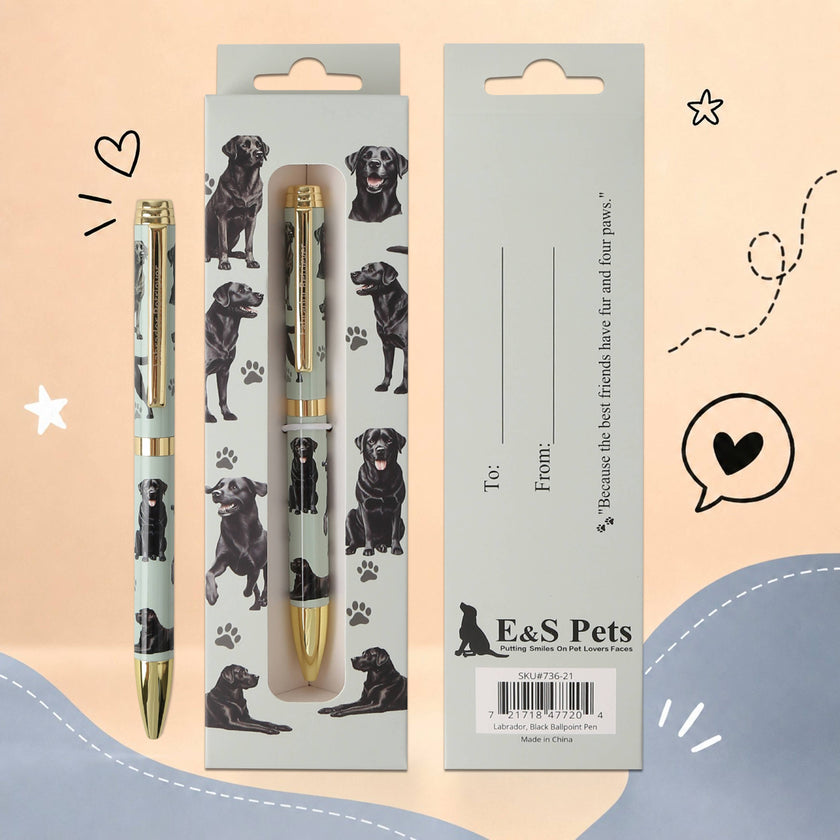 Labrador Black Pet Lover Ballpoint Pen