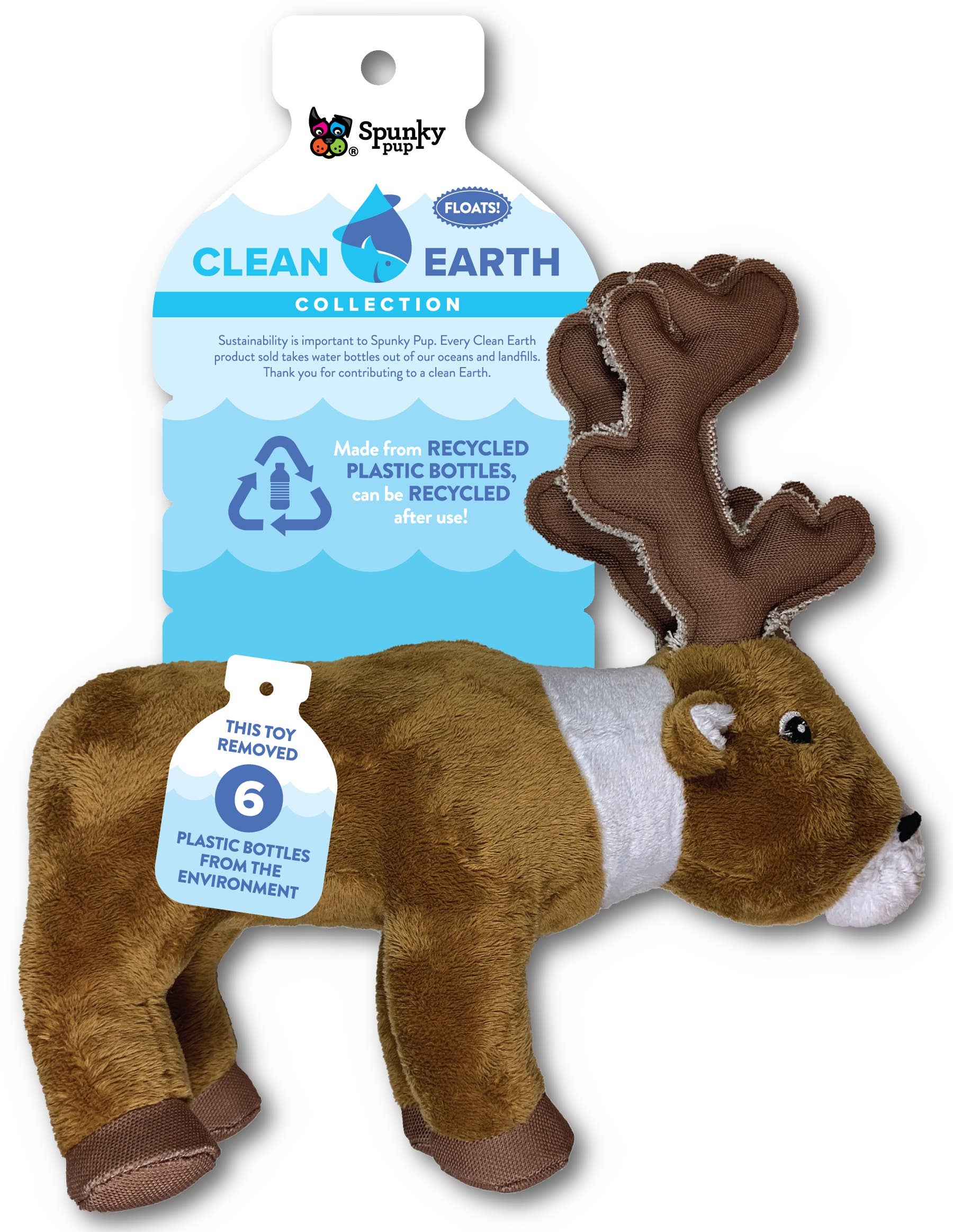 Clean Earth Recycled Plush Toys - 100% Sustainable