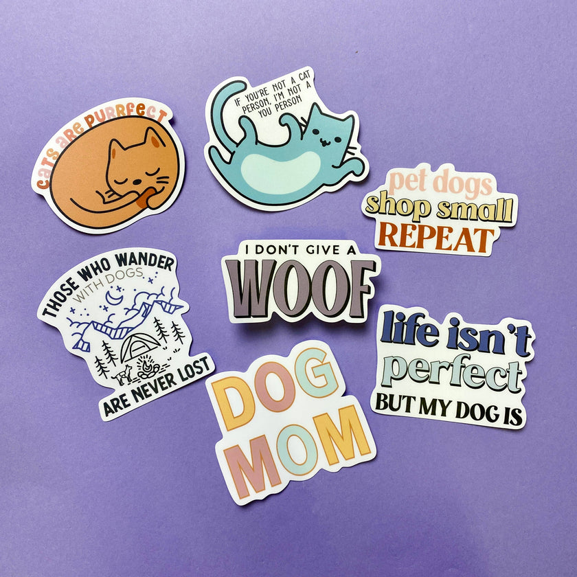 Life Isn't Perfect, But My Dog Is Die Cut Sticker