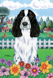 English Cocker Spaniel Garden Flag