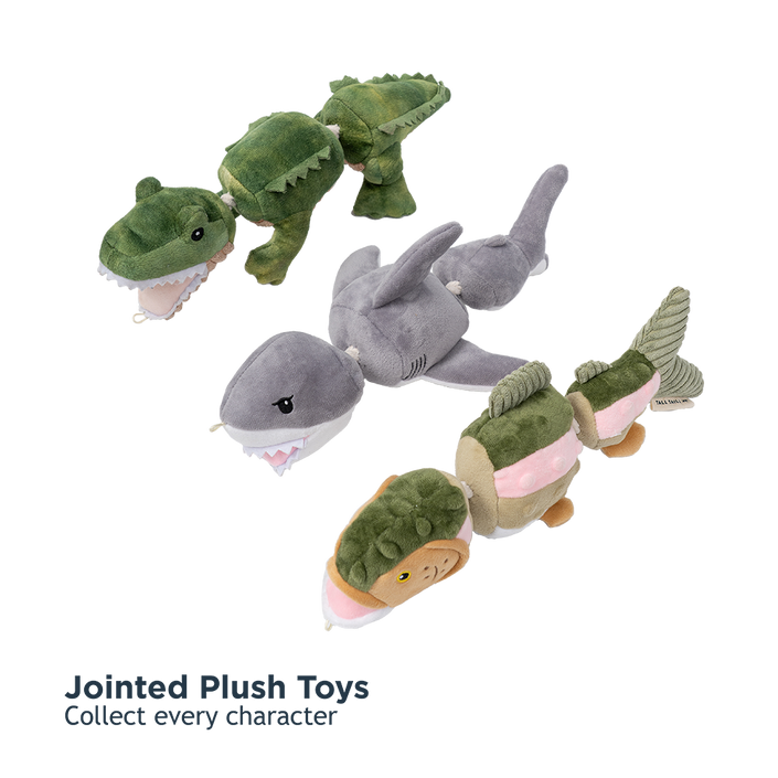 Dog Toy Trout Jointed Shake Play Plush Toy
