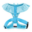 Checkered Ruffle Dog Harness Over-the-Head Vivien