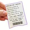Cute Cat Mom Sticker - Spoiled Cat Receipt