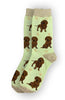 Red Dachshund Dog Socks - Unisex