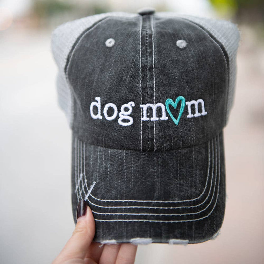 Dog Mom Embroidered Trucker Hat