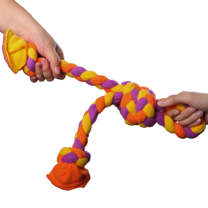 Dog Toy Soft Braided Rope GOAT Braided Soft Tug Toy