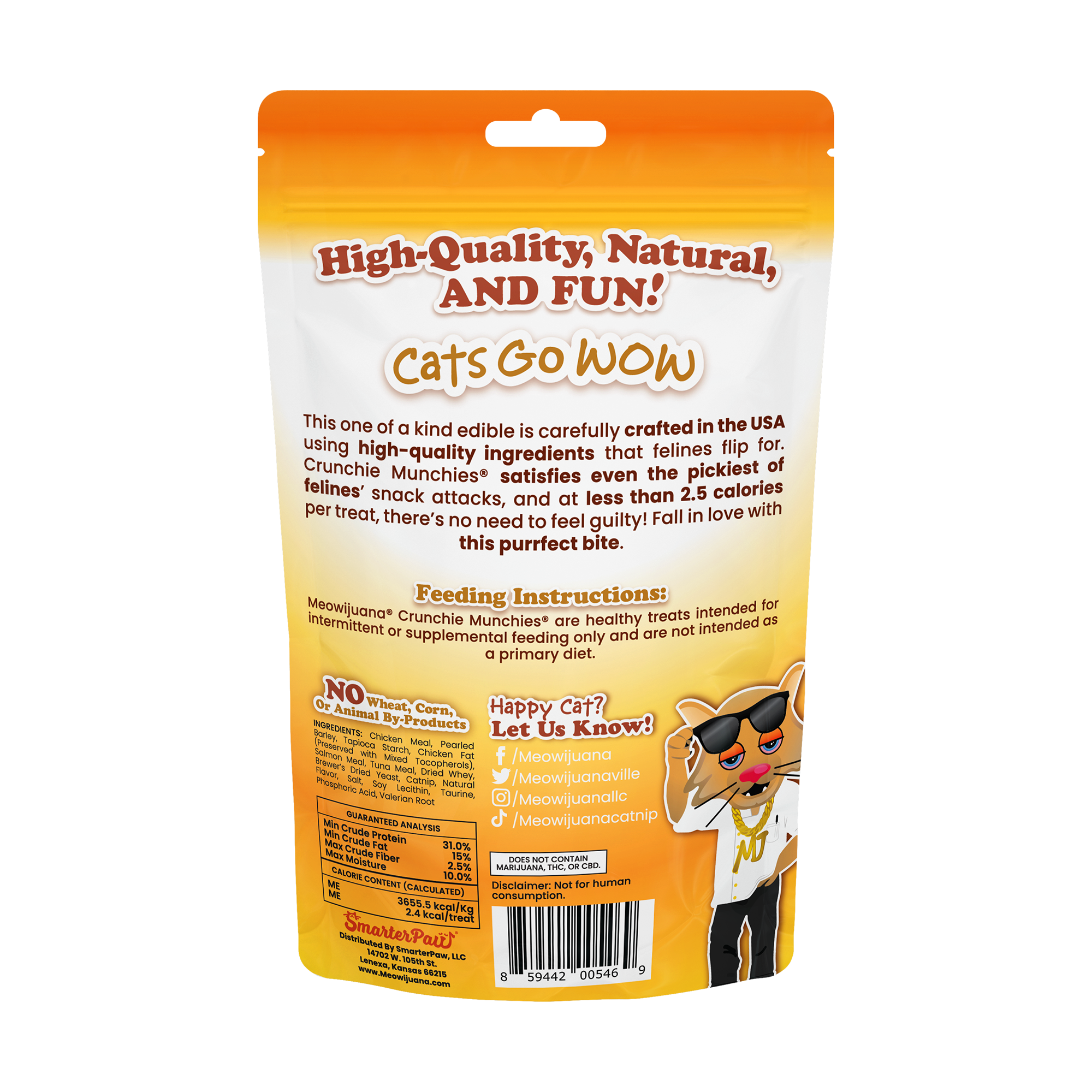 Cat Treat Crunchie Munchies Chicken Treats