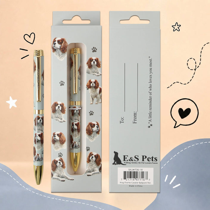 King Charles Cavalier Pet Lover Ballpoint Pen