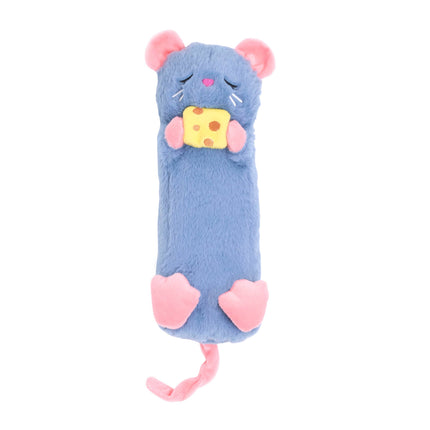 Dog Toy Mouse Silent Snooziez with Shhhqueaker Plush Toy