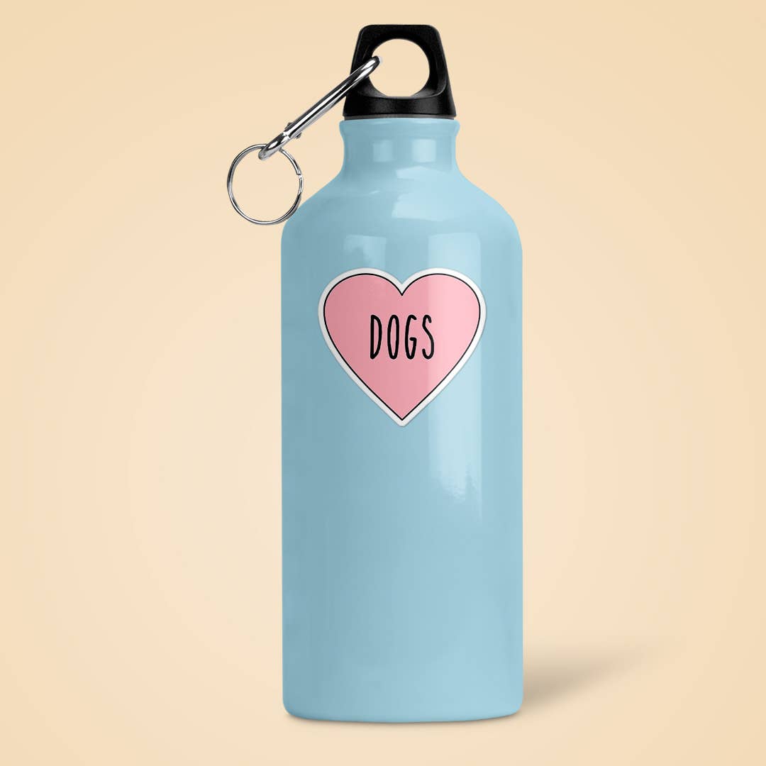 I Love Dogs Heart Sticker Vinyl Decal