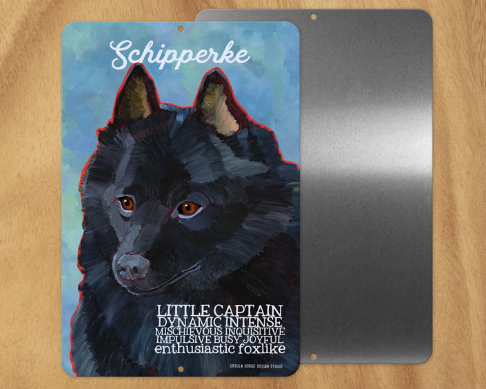 Schipperke -UD Metal Sign