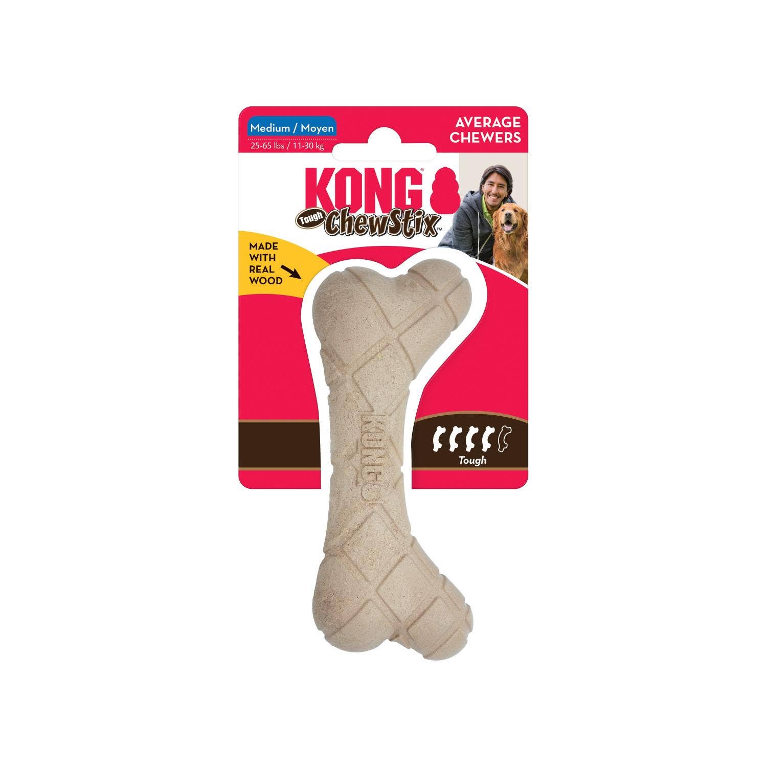 KONG® ChewStix Tough Femur Dog Chew Toy Medium