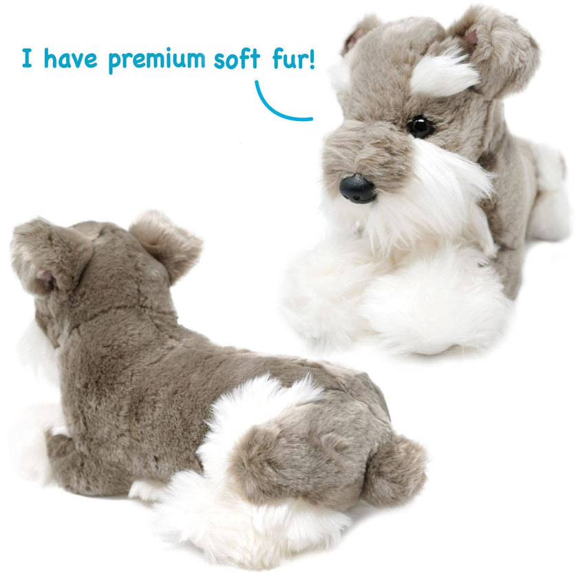 Siegfried The Schnauzer | 13 Inch Stuffed Animal Plush