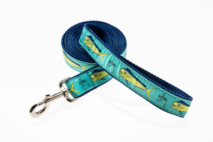 Guy Harvey Bull Dolphin Side Release Buckle Clip Dog Collar
