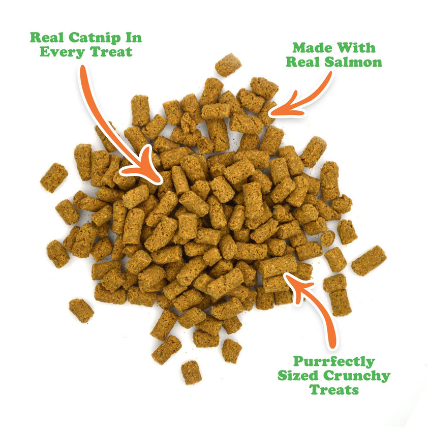 Meowijuana® Crunchie Munchies Salmon Cat Treat