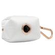 Dog Waste Bag Holder White Pup of Honor With Clasp