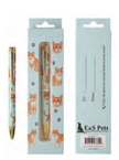 Orange and White Cat Ball Point Pen