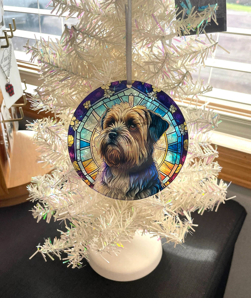 Yorkshire Terrier, Acrylic Window Ornament