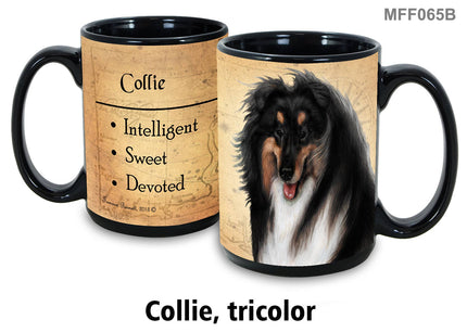 Collie Tri Color Mug Coffee Cup
