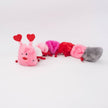 Valentine's Caterpillar - Large - Dog Toy