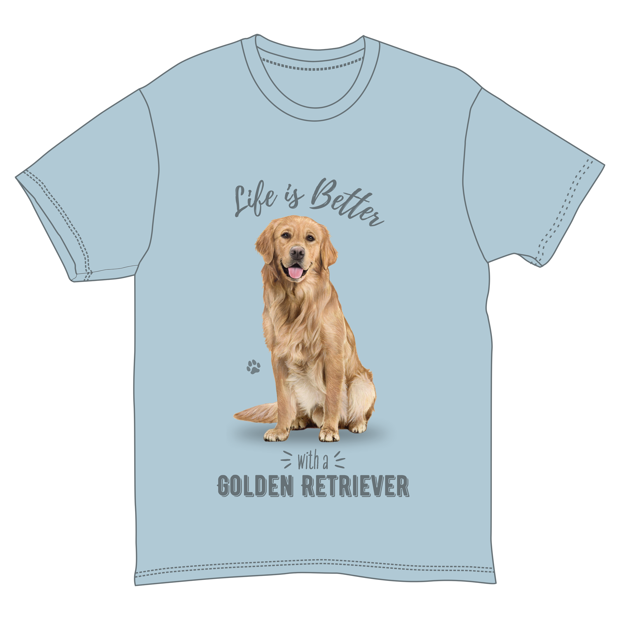 Golden Retriever Dog Tee Shirt Unisex