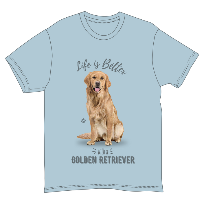 Golden Retriever Dog Tee Shirt Unisex