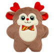 KONG Holiday Snuzzles Bow Tie Reindeer Christmas Dog Toy