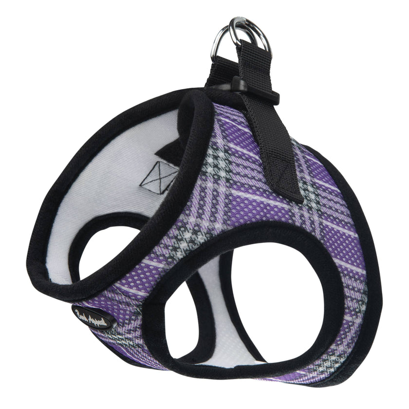 Plaid Mesh Step in Harness