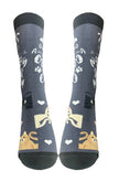 Crazy Cat Lady - Fun Novelty Dog Socks - Unisex