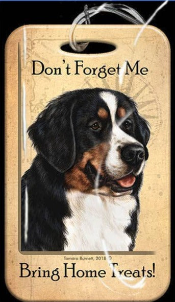 Travel in Style with Our Bernese Mountain Dog Luggage Tag