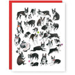 Boston Terrier Greeting Card