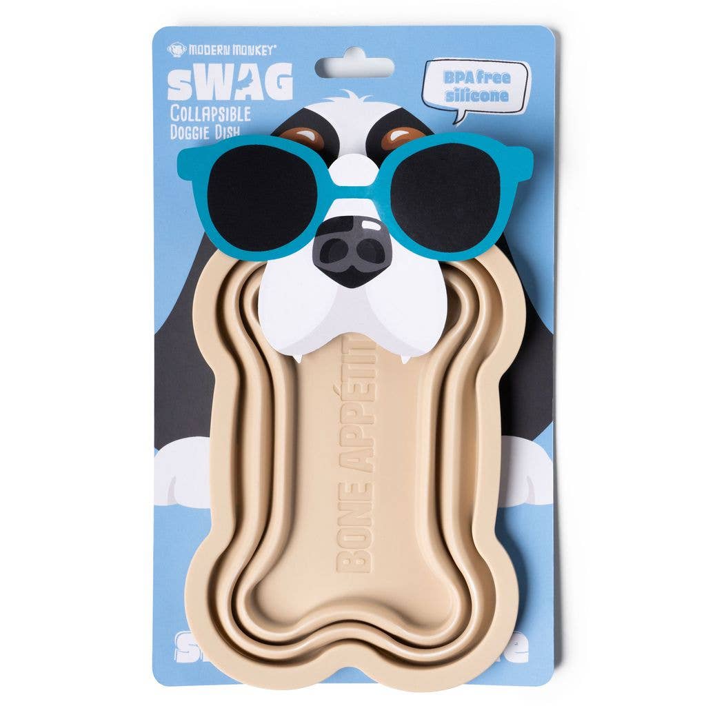 Swag Collapsible Doggie Dish