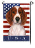 Irish Setter Red True Blue Garden Flag