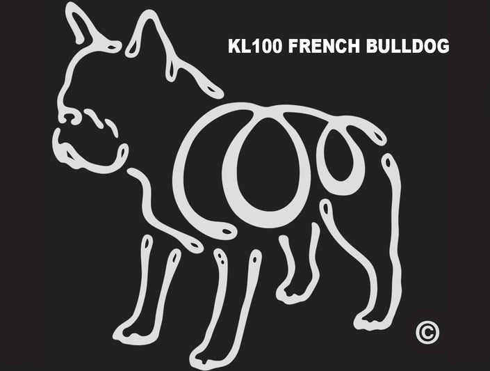 French Bulldog K-line Window Tattoo