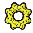 Tuffy Ultimate Gear Ring - Yellow Bone, Squeaky Dog Toy