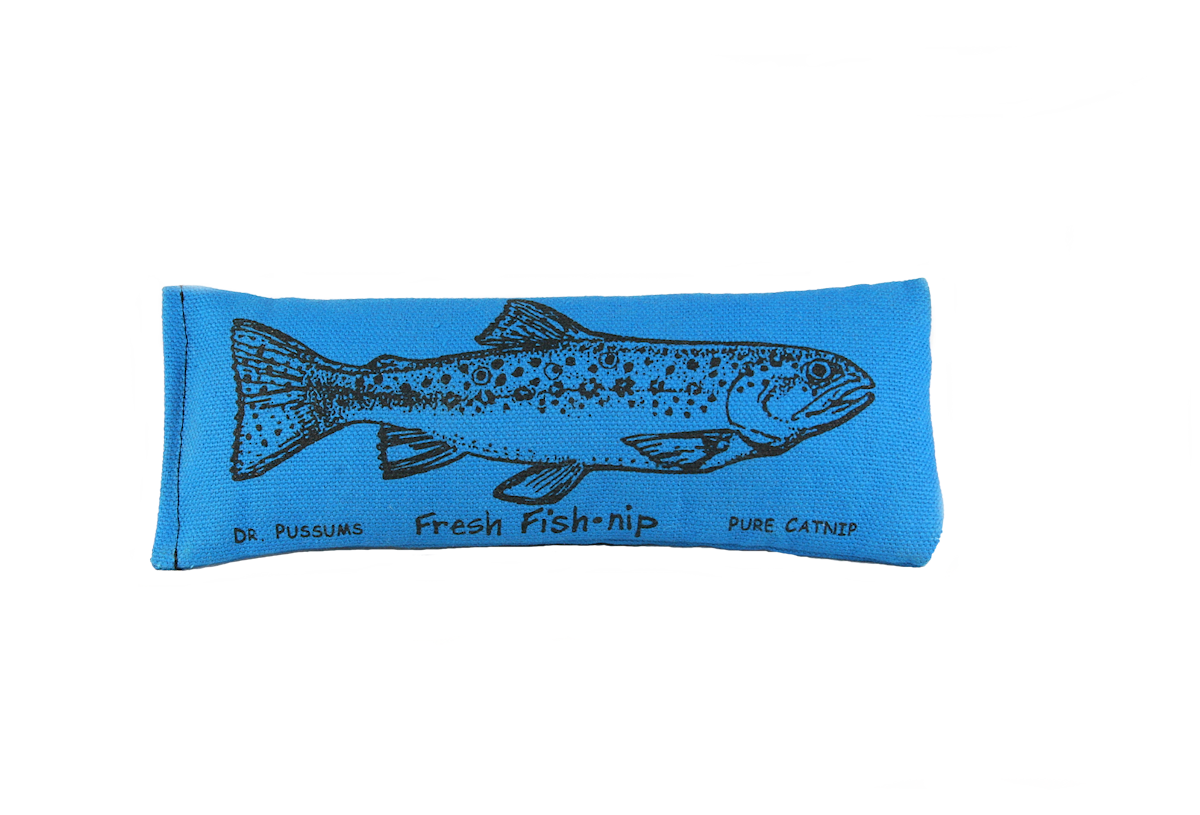 Fish Nip Catnip Kicker Cat Toy
