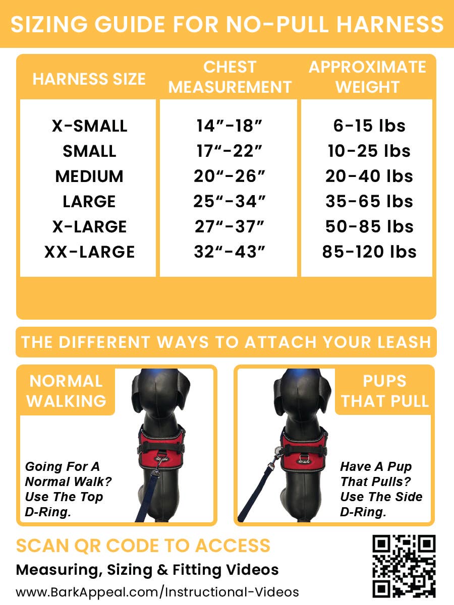 Reflective No Pull Easy Walking Dog Harness