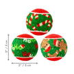 KONG Holiday SqueakAir® Balls 6-pk Dog Toy Sm