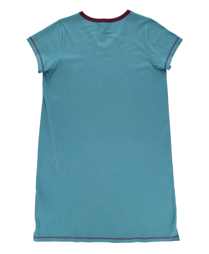 PJ Nightgown Cat Purrrhaps Later V-Neck Nightshirt