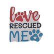 Love rescued me - Vinyl Stickers