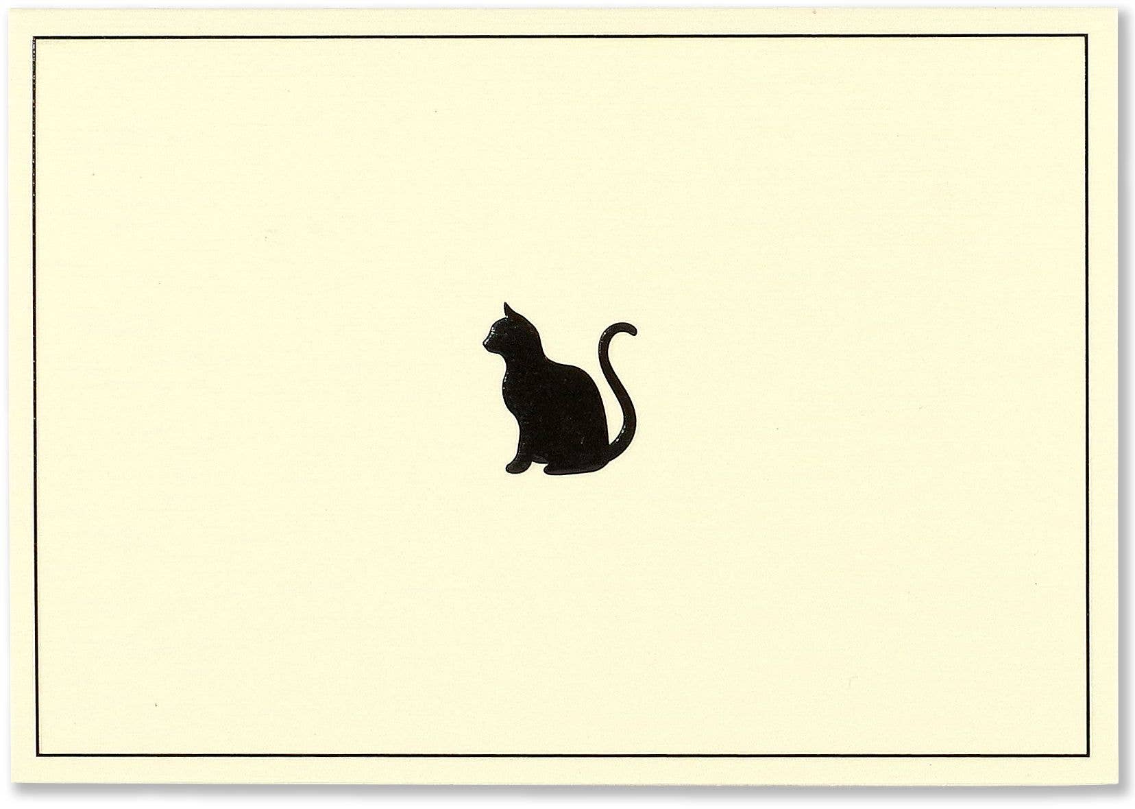 Black Cat Note Cards