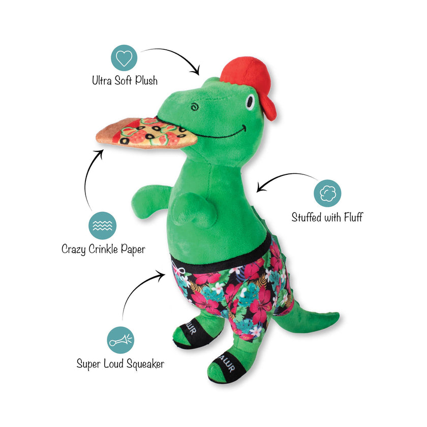 Dog Toy Dinosaur Pizzasaurus Rex plush Toy