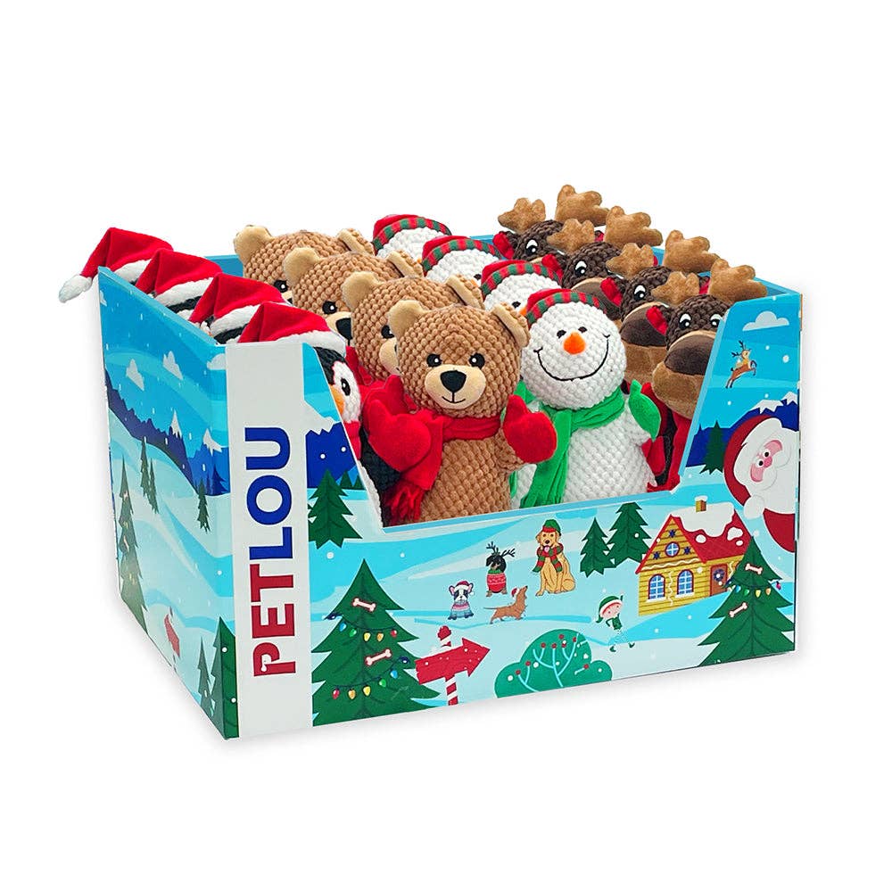 Dog Toy Christmas Assorted Single Plush Toy