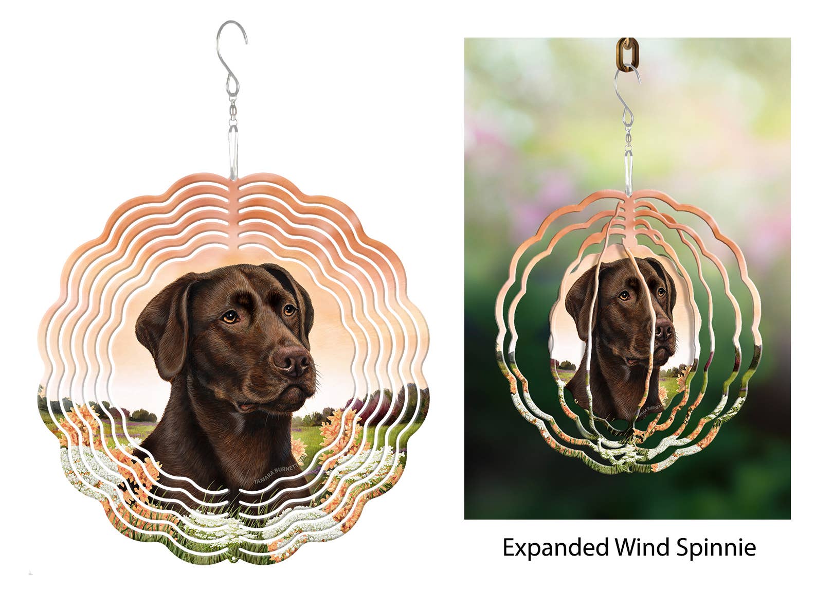 Labrador Retriever (Chocolate, American) - Wind Spinner