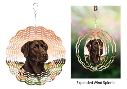 Labrador Retriever (Chocolate, American) - Wind Spinner