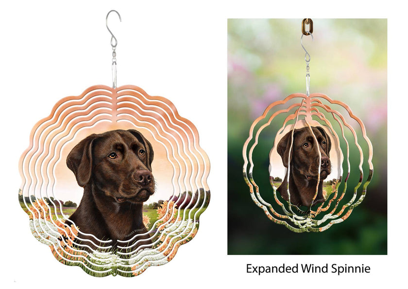 Labrador Retriever (Chocolate, American) - Wind Spinner