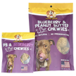 8oz Peanut Butter & Blueberry Soft Chewy Dog Treats