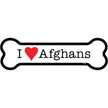 Afghan - Bone Shaped Magnet