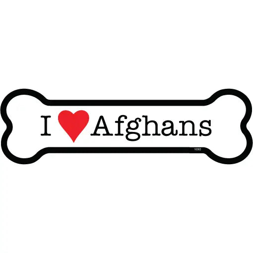 Afghan - Bone Shaped Magnet