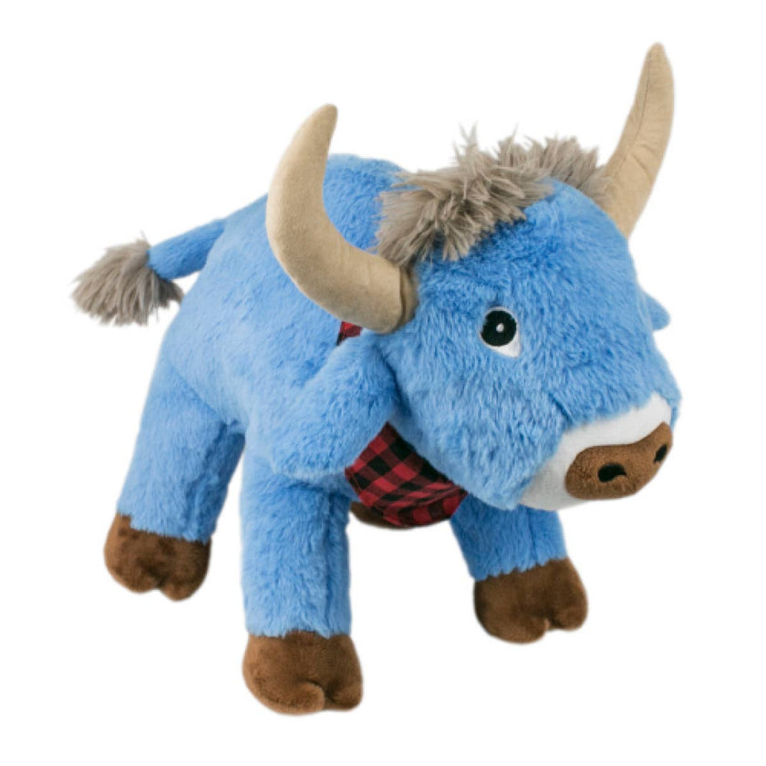 Dog Toy Ox Crunch Plush Blue Ox Toy